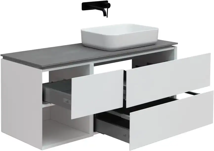 Тумба под раковину Allen Brau Infinity 120 1.21007.WM R белый матовый фото 8