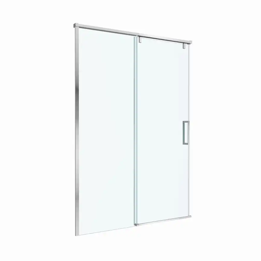 Душевая дверь BelBagno SOFT_CLOSE-1-BF-1-140-C-Cr стекло прозрачное, профиль Хром фото 10