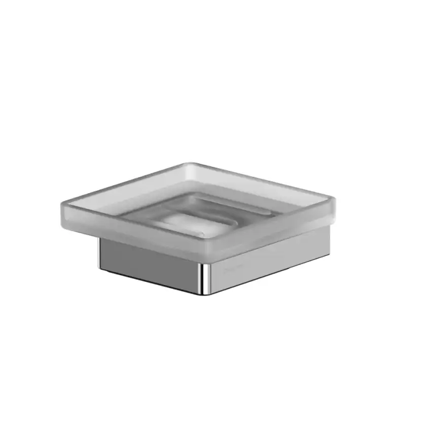 Мыльница Whitecross CUBO chrome, CU2420CR, Хром фото 1
