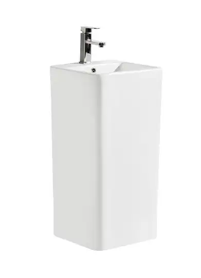 Раковина CeramaLux P7004L 400х400х820 Напольная цвет Белый фото 3