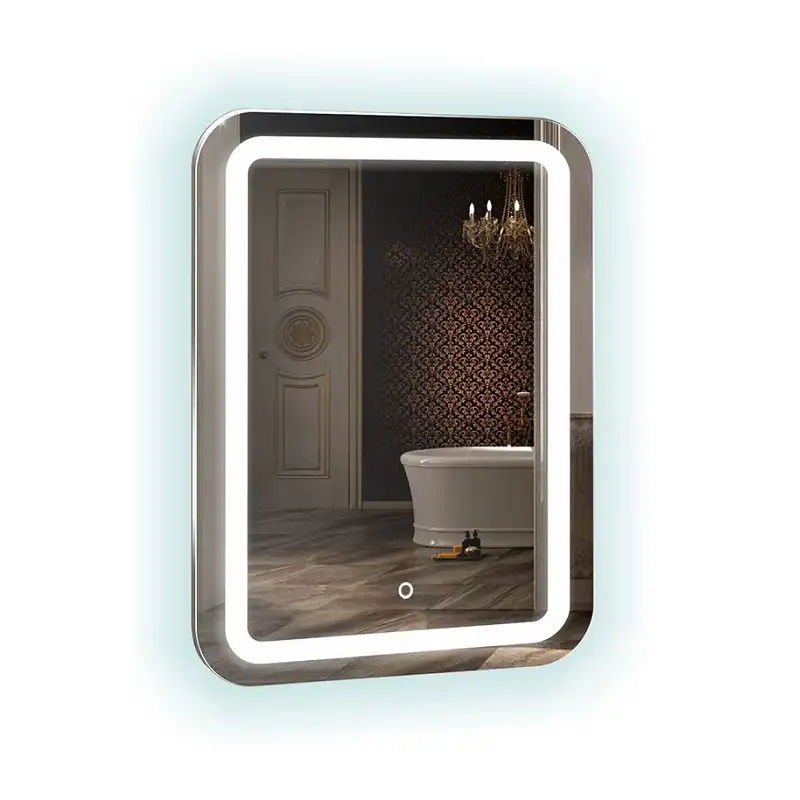 Зеркало Azario Мальта 55х80 ФР-00000941 с подстветкой, сенсорный выключатель с функцией диммера, Венге фото 1