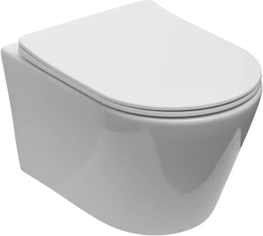 Унитаз подвесной Aquanet Atago 3.0 Tornado с сиденьем микролифт 347999, белый фото 1