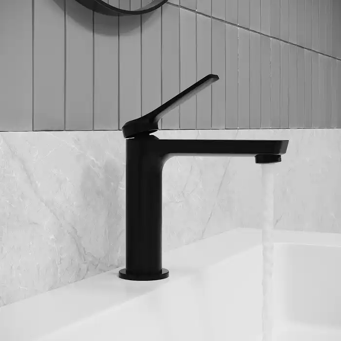 Смеситель для раковины IDDIS Parker PARBL00i01  цвет, Матовый черный фото 3