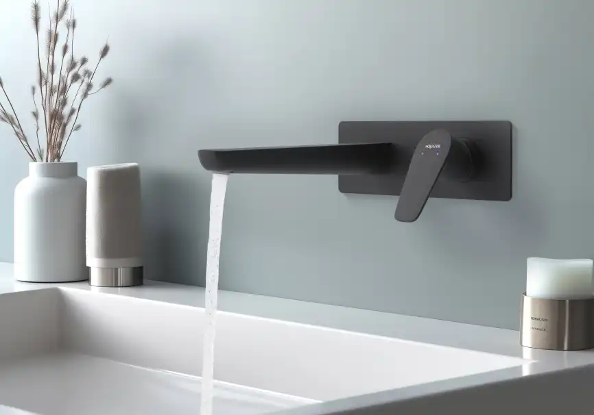 Смеситель для раковины Aquatek Бетта AQ1113MB встраиваемый, с внутренней частью, Черный матовый фото 7