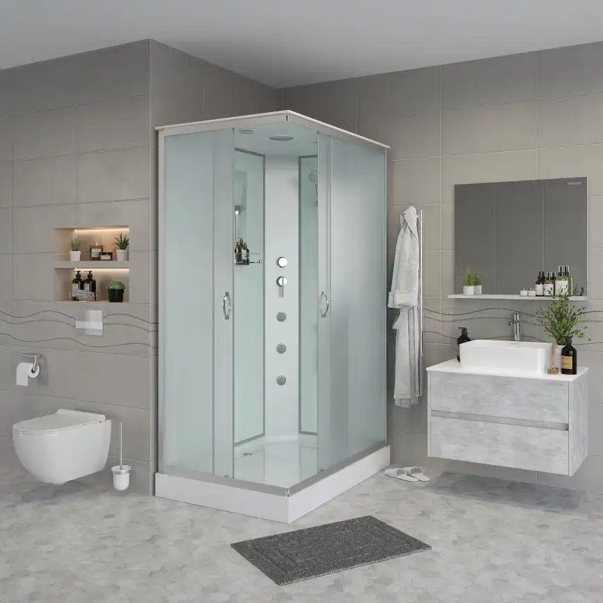 Душевая кабина Niagara Classic 120х80х215 NG-43285-14QG низкий поддон, с гидромассажем, 432853QG фото 2