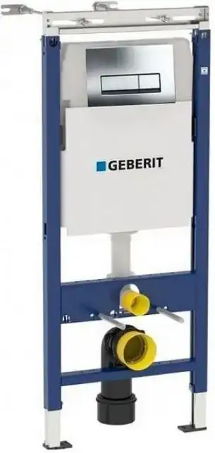 Инсталляция для унитаза Geberit Duofix 458.125.21.1 с кнопкой хром глянец фото 1