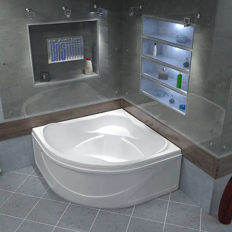 Акриловая ванна Bas Хатива 143x143 без гидромассажа фото 3