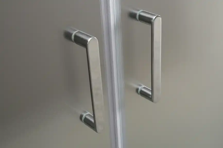 Душевая дверь BelBagno UNIQUE 170 см, UNIQUE-BF-2-170/200-P-Cr, профиль Хром, стекло Матовое фото 3