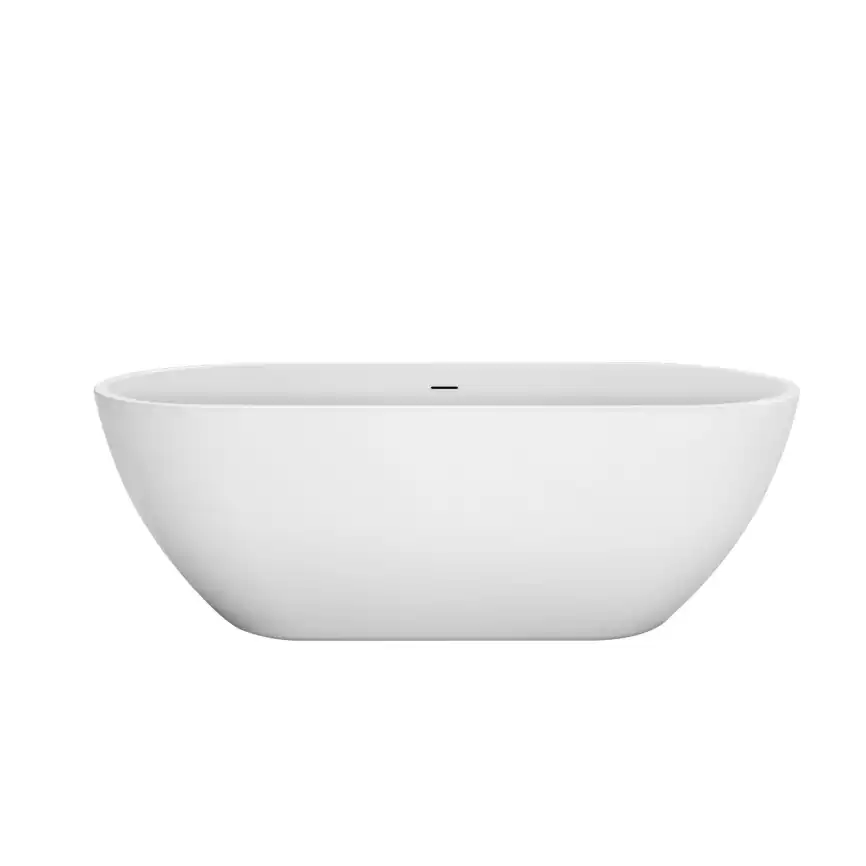 Акриловая ванна BELBAGNO UNO 150х73 BB701-1500-730-K, отдельностоящая, Белая глянцевая фото 3