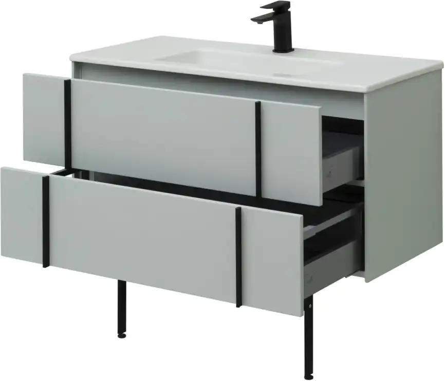 Тумба под раковину Allen Brau Reality 100 1.32007.PWM папирус матовый фото 29