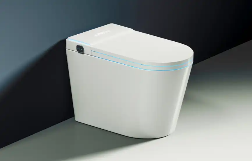 Электронный напольный унитаз-биде ABBER Bequem AC1117S, белый фото 4