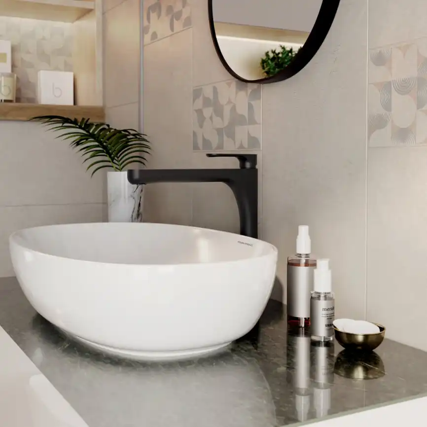 Раковина KERAMA MARAZZI PLAZA накладная, 60 см, белая глянцевая, PLR.wb.60 фото 2