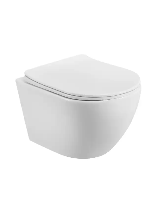 Унитаз подвесной BelBagno MARINO-TOR BB7026CH-TOR/SC безободковый с сиденьем и смывом TORNADO фото 1