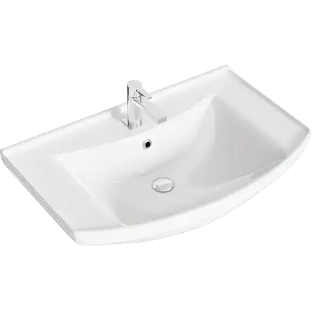 Тумба с раковиной напольная Aqwella Allegro 75 см, Agr.01.07/3, цвет Белый фото 3