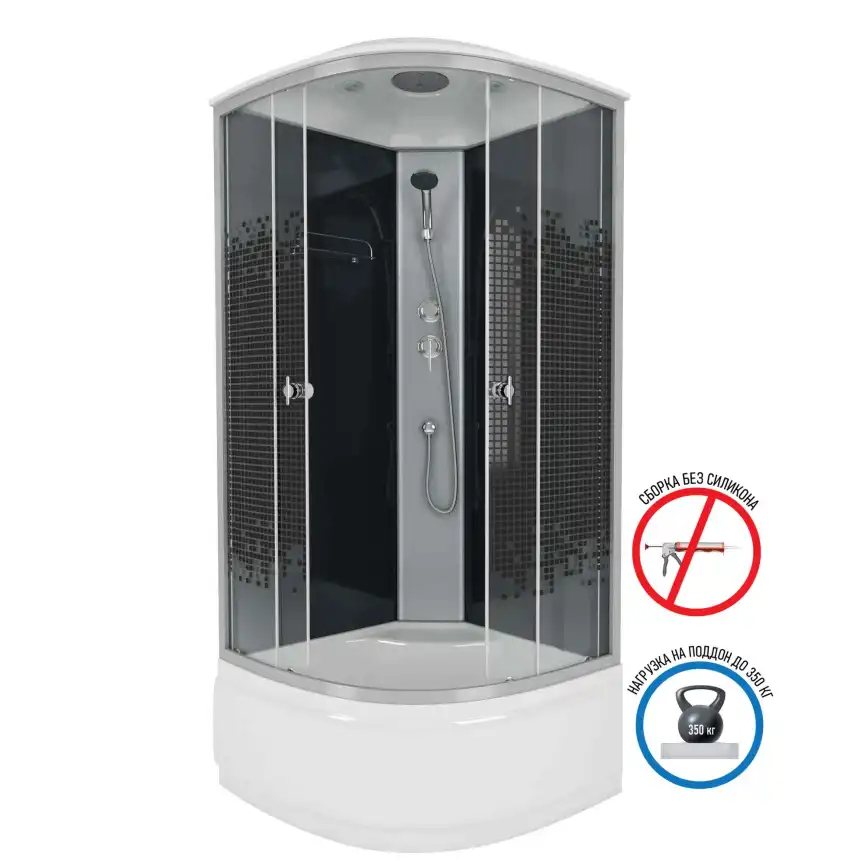 Душевая кабина Niagara Eco 90х90х215 NG-7508-14 высокий поддон, без гидромассажа фото 1