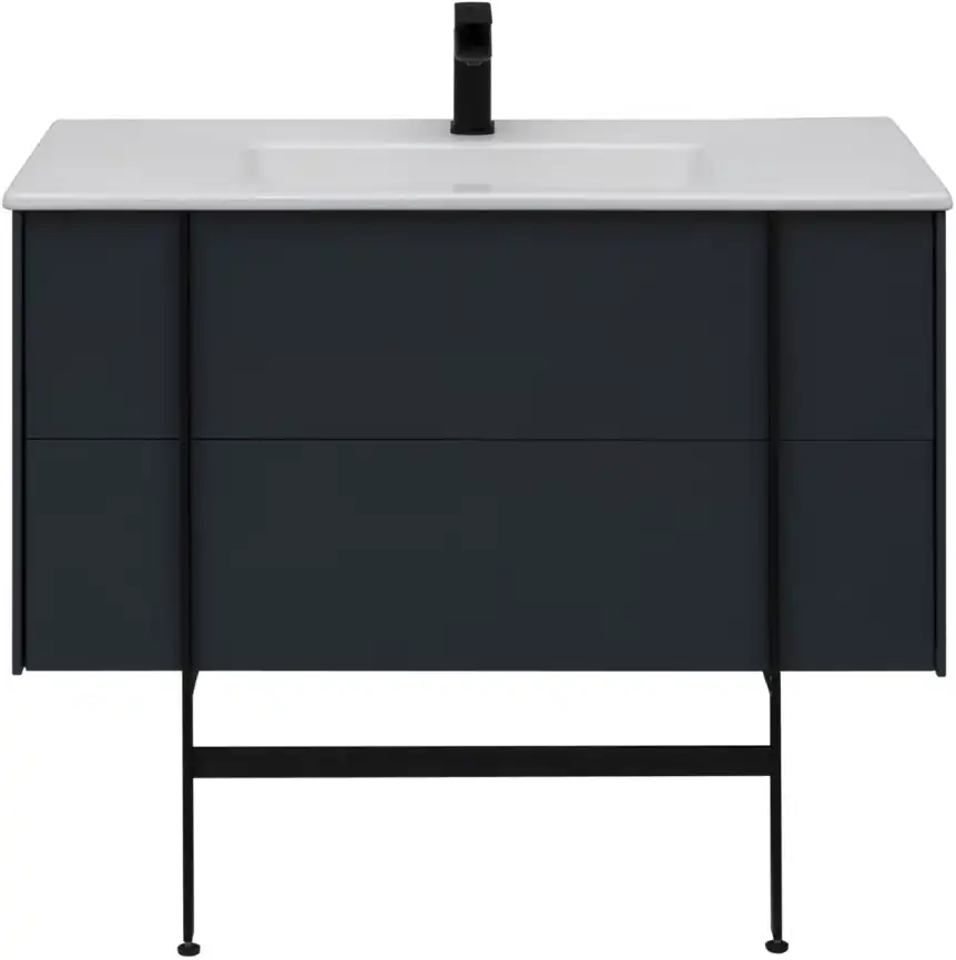 Тумба под раковину Allen Brau Reality 100 1.32007.AM антрацит матовый фото 14