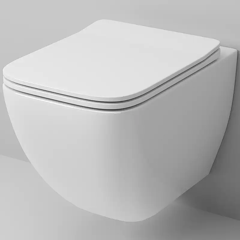 Подвесной унитаз Grossman GR-4447S безободковый, Белый глянцевый фото 1