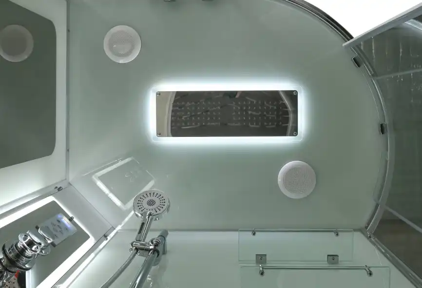 Душевая кабина AvaCan A2812LLED 120x80 см, низкий поддон, с крышей, левая фото 9