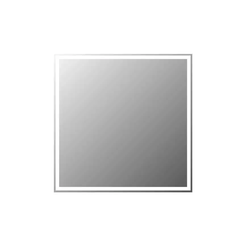 Зеркало BelBagno SPC-GRT 80х80 SPC-GRT-800-800-LED-BTN с подстветкой, кнопочный выключатель фото 1