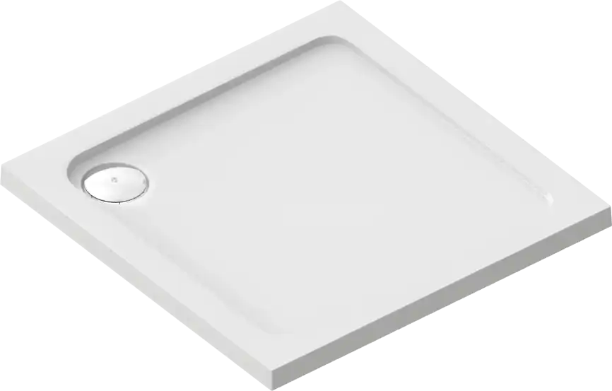 Душевой поддон Bas Форум 100х100 акриловый ПН00051 Белый фото 1