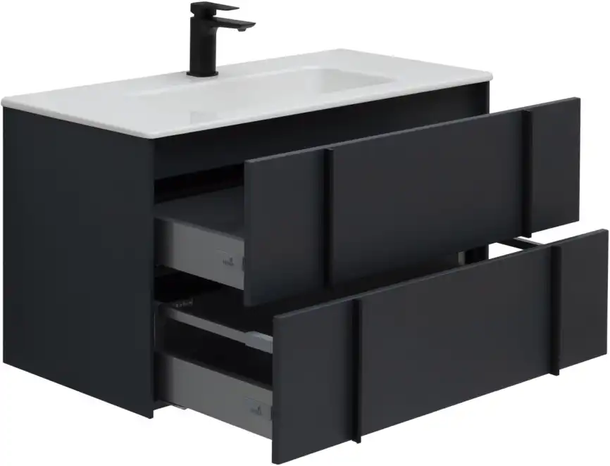 Тумба под раковину Allen Brau Reality 90 1.32006.AM антрацит матовый фото 8