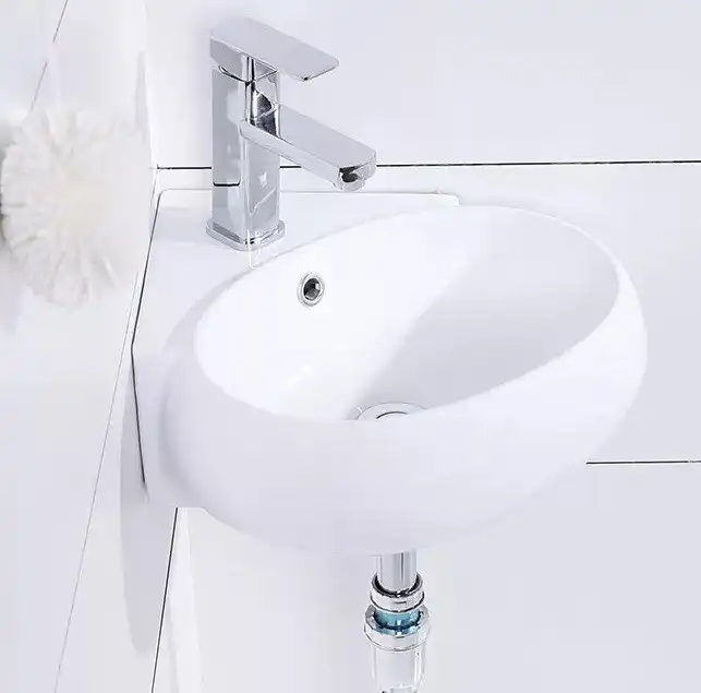 Умывальник CeramaLux 9359 350х350х130 Подвесная цвет Белый фото 4