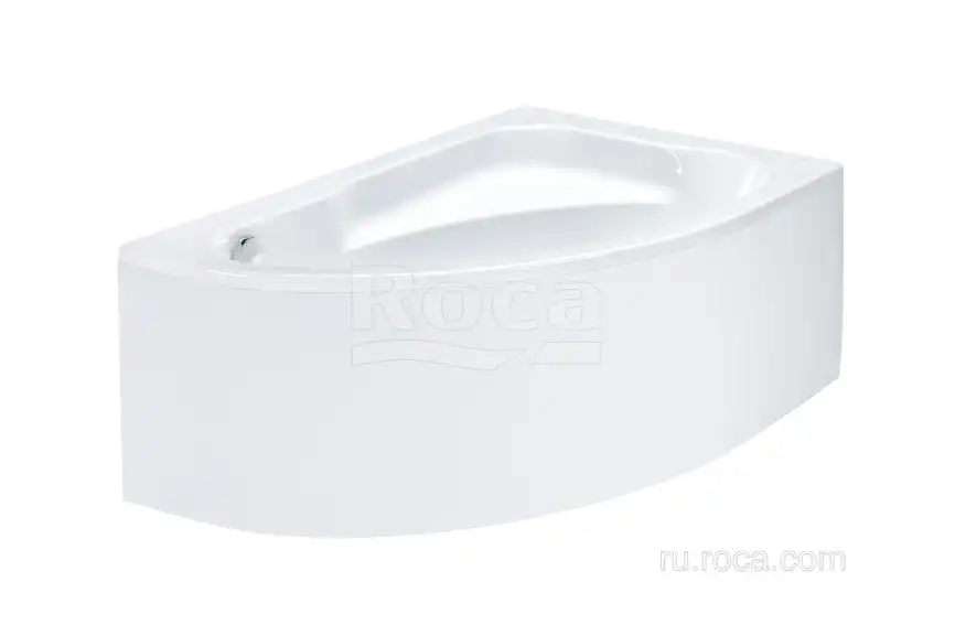 Акриловая ванна Roca Welna 160х100 248643000 правая, Белая фото 2