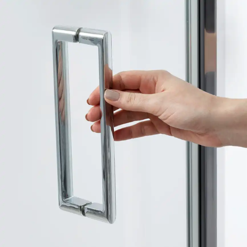 Душевой уголок WasserKRAFT Weser 78F 90х90 78F03 профиль Хром стекло Прозрачное фото 6