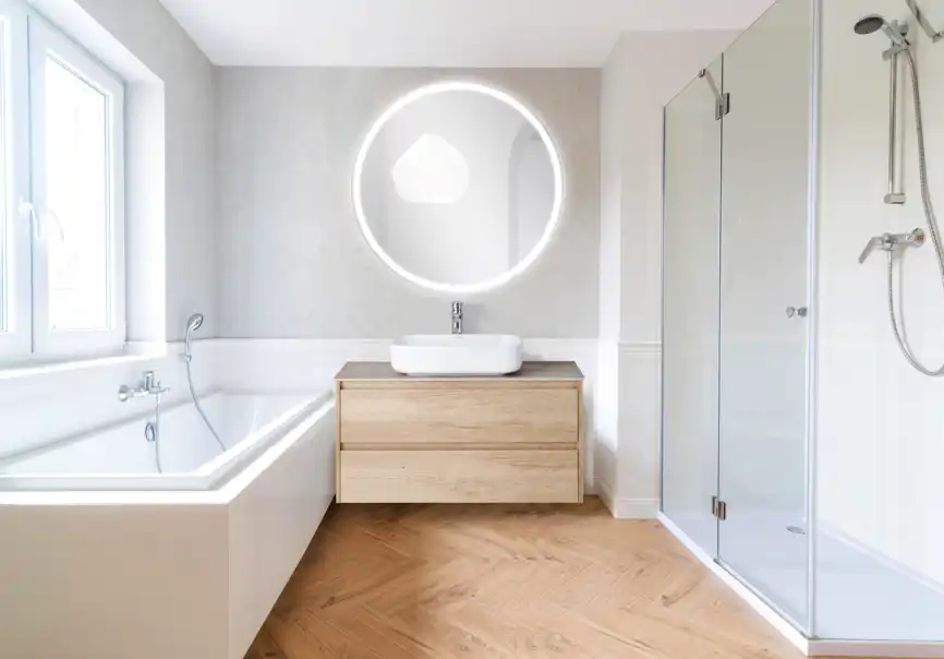 Зеркало BelBagno SPC-RNG 100х100 SPC-RNG-1000-LED-TCH с подстветкой, сенсорный выключатель фото 8