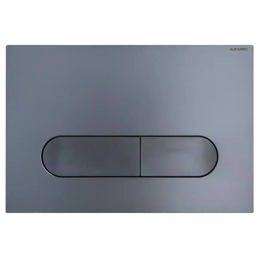 Кнопка смыва AZARIO NEW AZ-004.08, Оружейная сталь фото 1