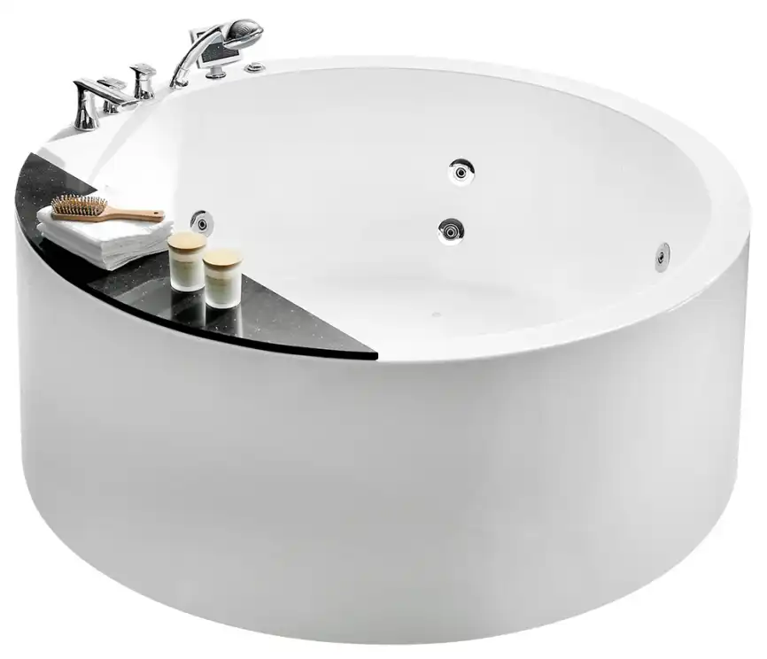 Акриловая ванна Gemy G9230 K 150х150 с гидромассажем, круглая фото 1