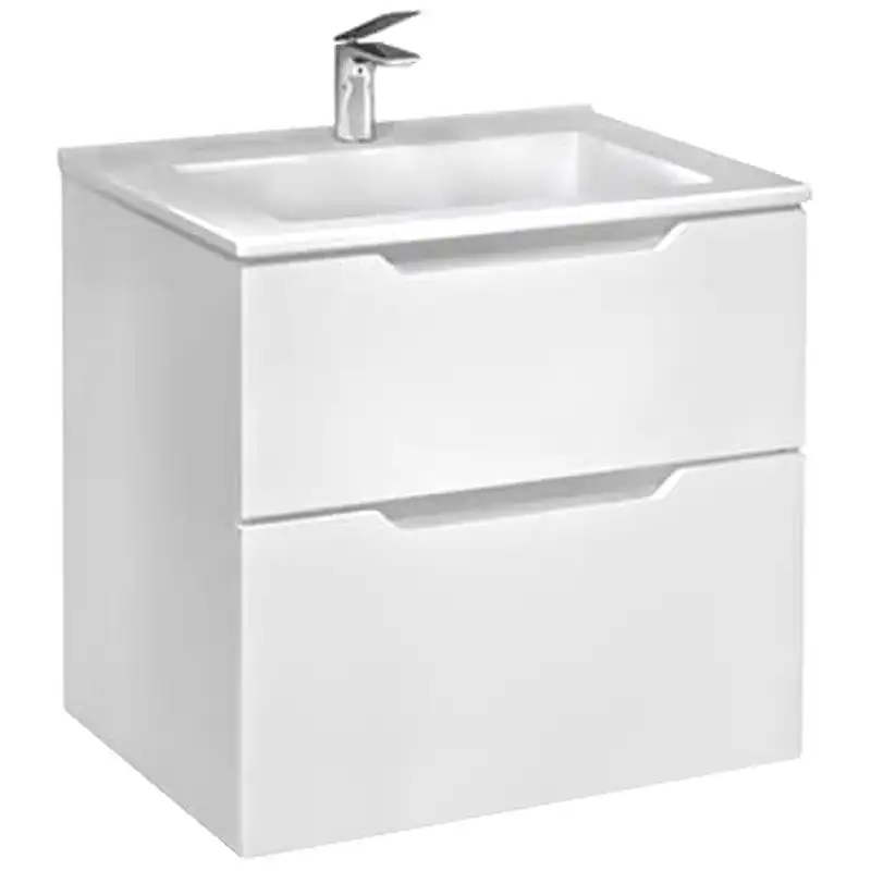 Тумба под раковину Jorno SLIDE 65 Sli.01.65/P/W Белая фото 1