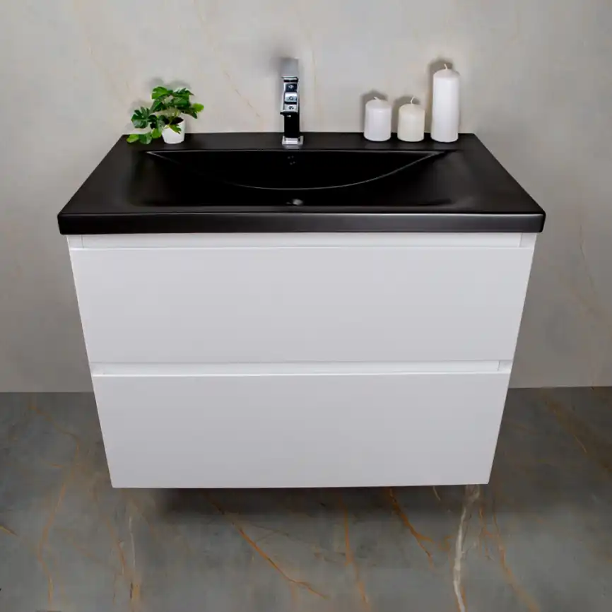 Тумба с раковиной AVS Гармония 80 белая, N821-07-800WG-01-810BM фото 6