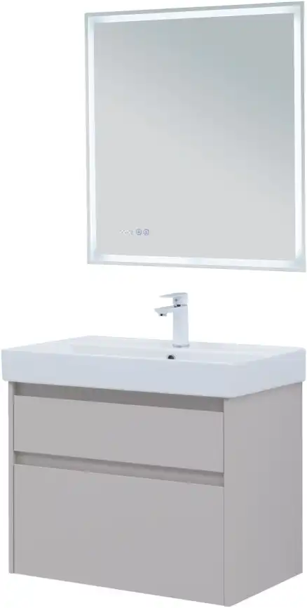 Тумба под раковину Aquanet Nova Lite 2.0 75 бежевый, 346323 фото 4