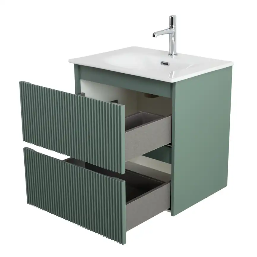 Тумба под раковину BelBagno UNO-700-2C-SO-VO подвесная, Еловый Матовый фото 6