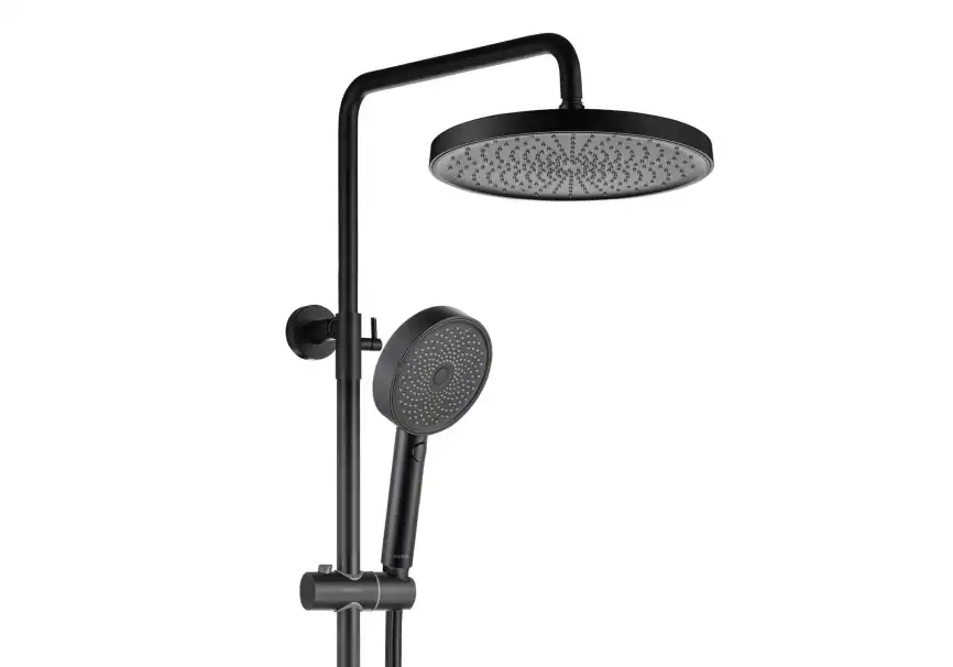 Душевая система Aquatek ВЕГА AQ2043MB с термостатом, Черный матовый фото 3