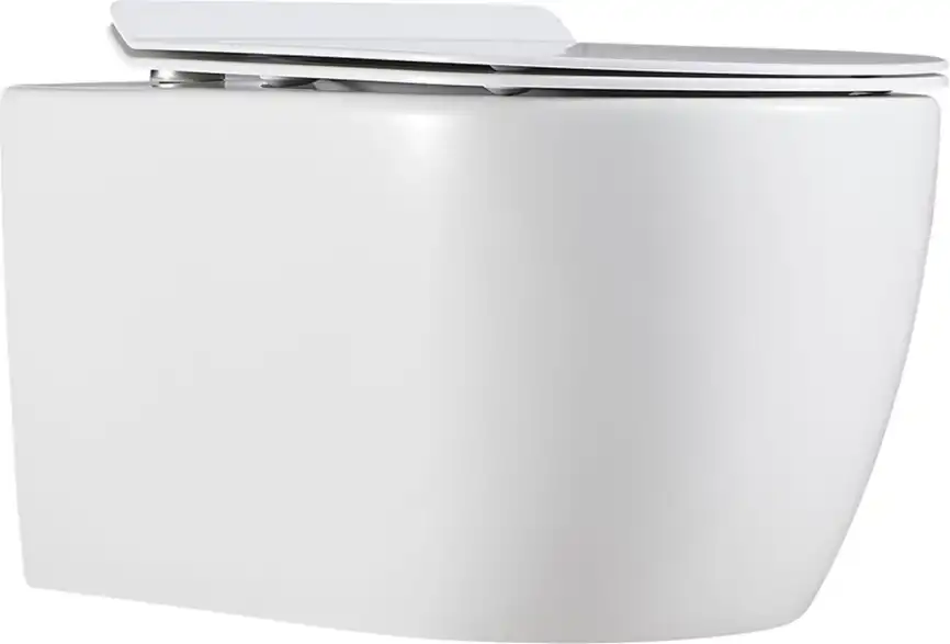 Унитаз подвесной Logan L1W с сидением Soft Close -SLIMSEAT, белый фото 3