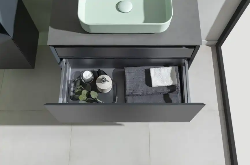 Тумба под раковину Allen Brau Infinity 85 1.21002.AM антрацит матовый фото 27