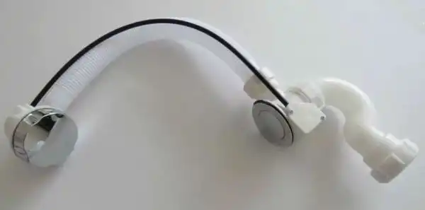 Слив-перелив для ванны BAS КО00164 полуавтомат, хром фото 2