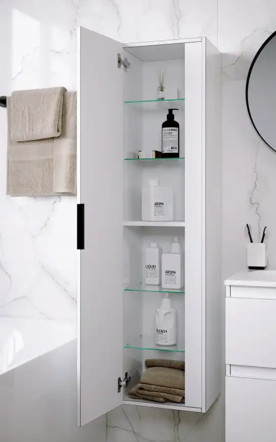 Пенал подвесной Aqwella 5 Stars Accent 35 см, ACC0535W, цвет Белый фото 4