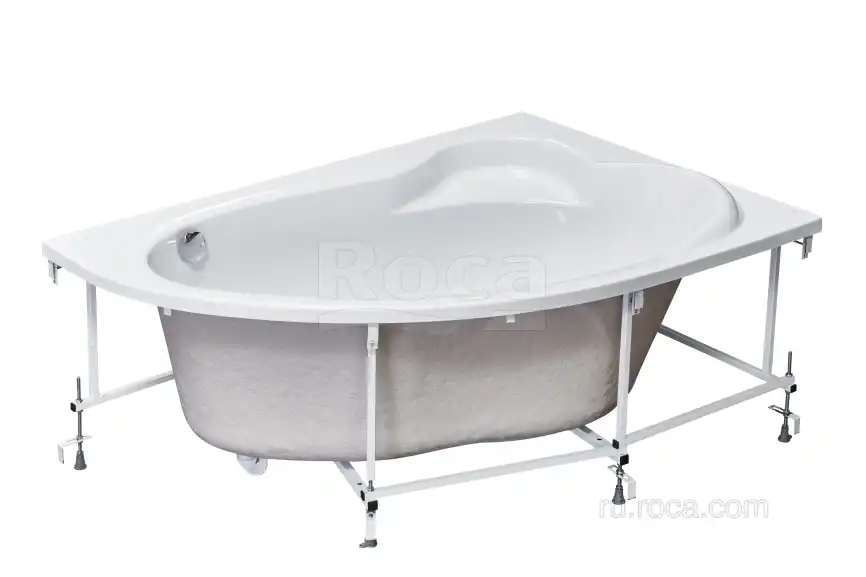 Акриловая ванна Roca Luna 170х115 248641000 правая, Белая фото 2
