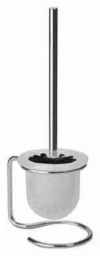 Ершик для унитаза напольный черная щётка 11 см BEMETA OMEGA 104113107 фото 1