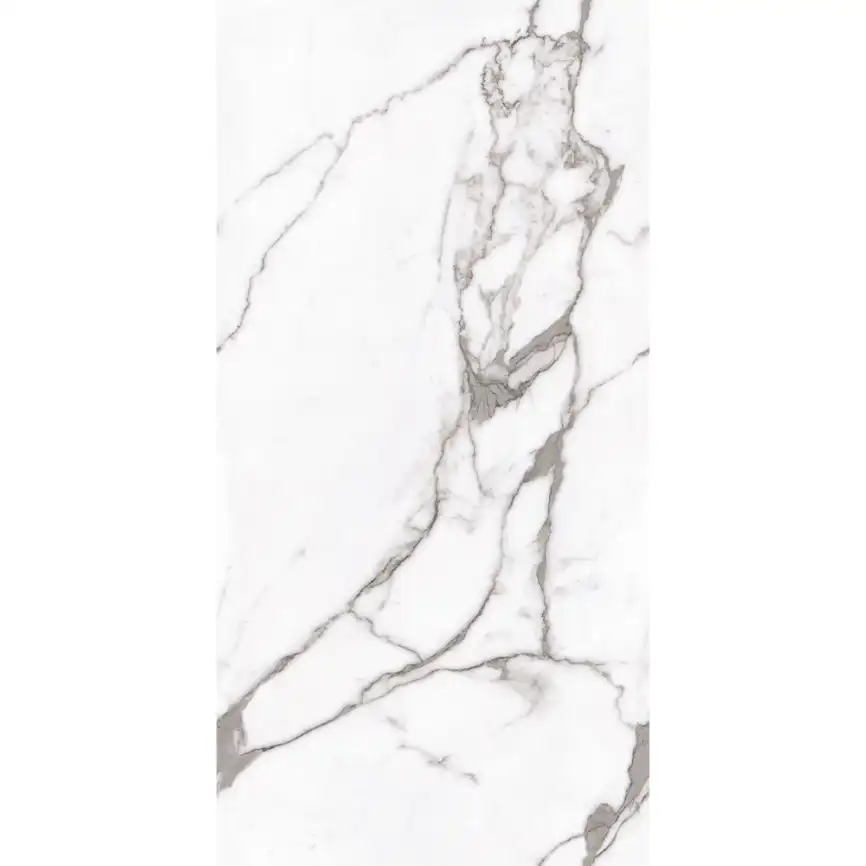 Керамогранит AVS Great Statuario 60x120 полированный, белый фото 6