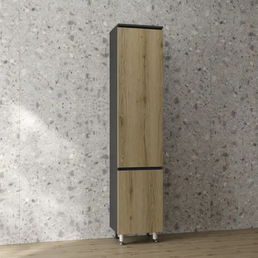 Тумба под раковину FAURAplus ТРИУМФ 80-2 напольная, дуб эльвезия фото 6