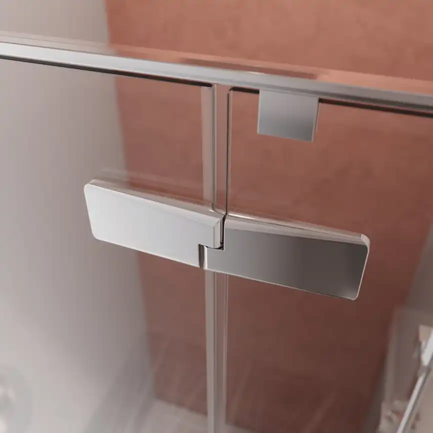 Душевая дверь Cezares Liner 100 см, LINER-B-12-100-C-Cr-R, профиль Хром, стекло Прозрачное фото 4