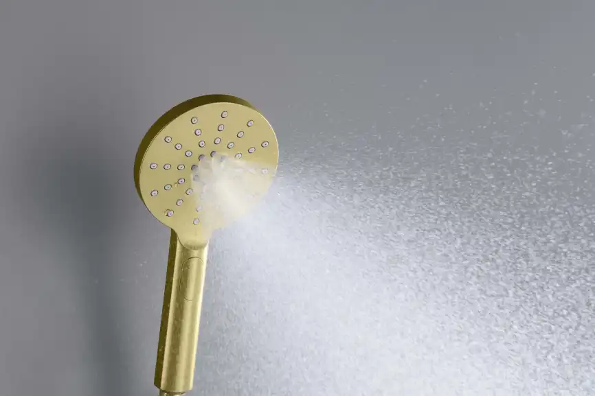 Душевая лейка Aquatek Оберон AQ2006BG, Золото матовое фото 7