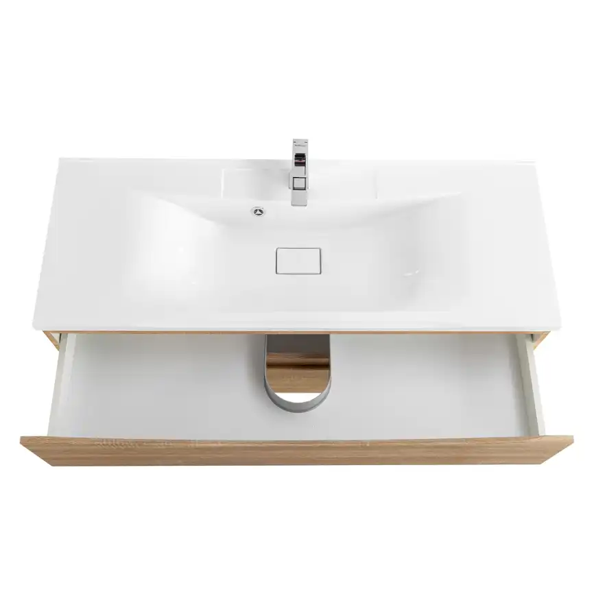 Тумба под раковину BelBagno MARINO-1200-2C-SO-WO-P подвесная Rovere Bianco фото 5