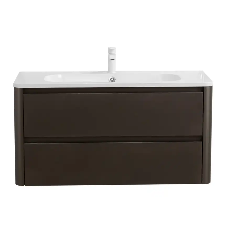 Тумба под раковину Cezares RELAX 100 см, RELAX-1000-2C-SO-GM , Оружейная сталь фото 1