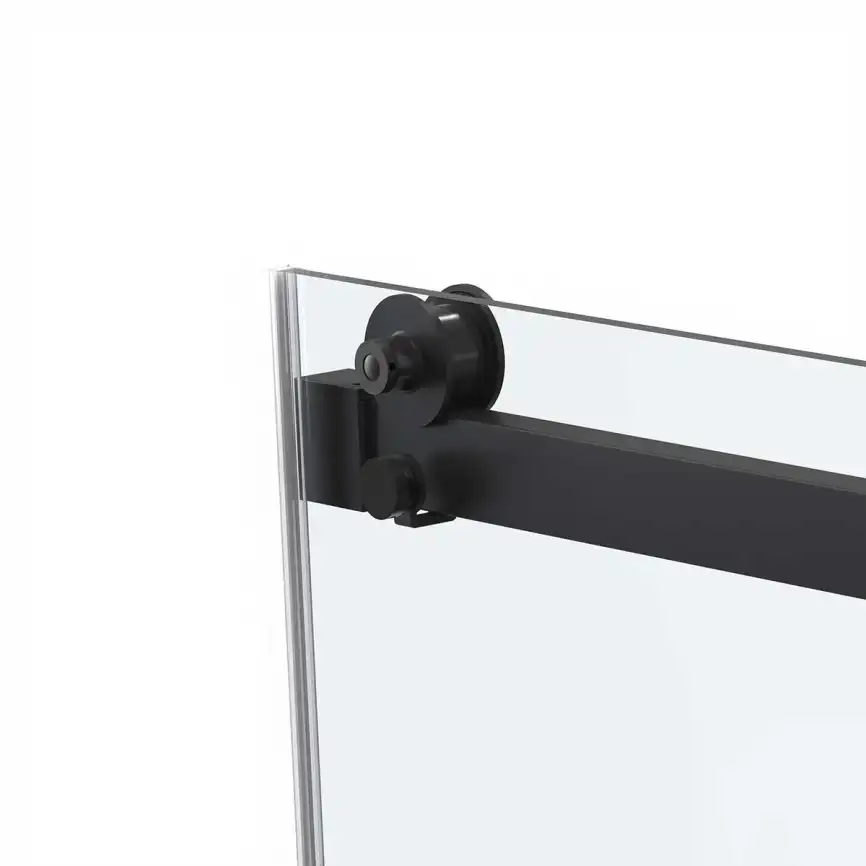 Душевой уголок Vincea Como Soft 130х90 VSR-1CS9013CLB, дверь раздвижная, профиль черный, стекло прозрачное фото 8
