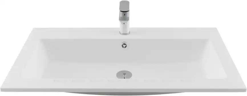Раковина Aquanet Электра 90 326514 прямоугольная, Белая матовая фото 2